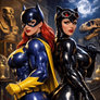 Batgirl-Catwoman bump butts