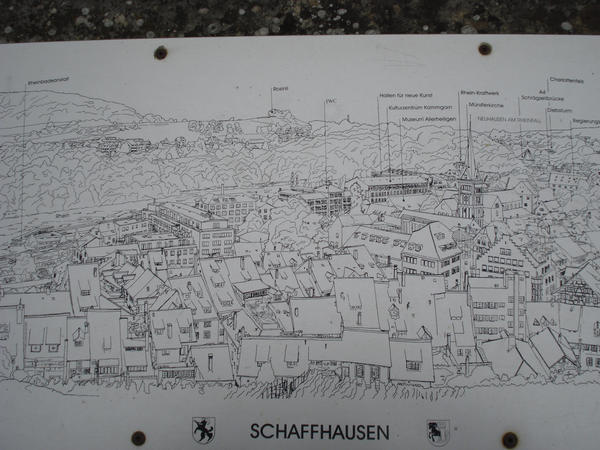 Map of Schaffhausen