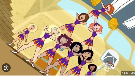 7 cheerleaders forms a human pyramid by batman714 on DeviantArt