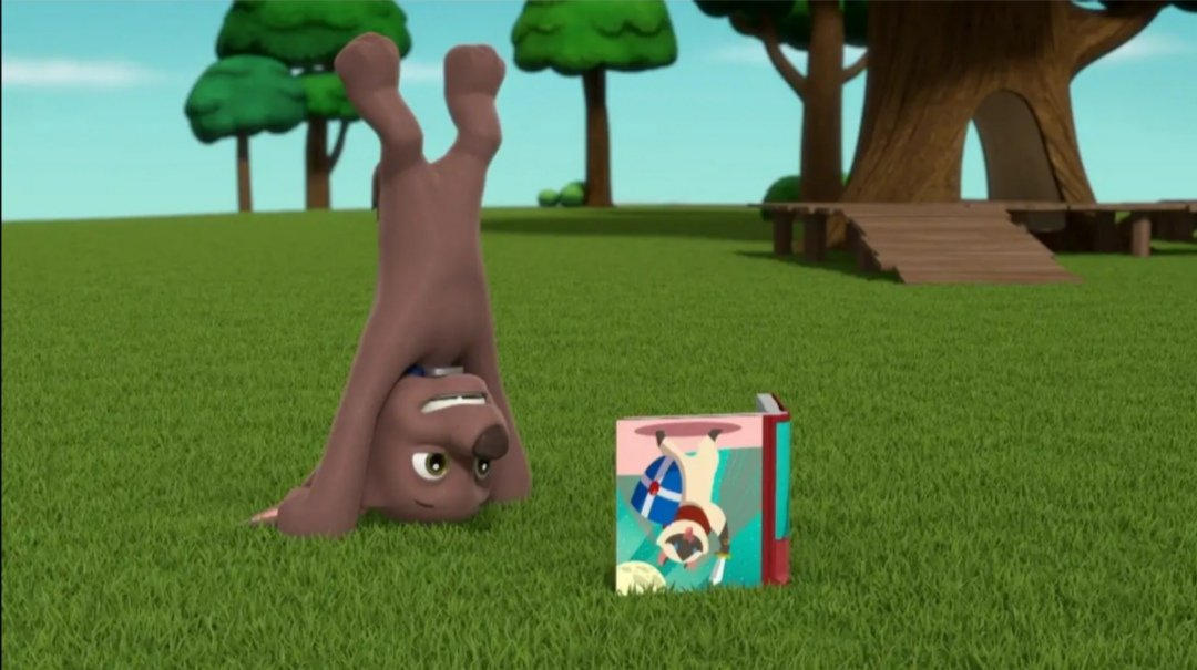 Zuma Reading Zuma is reading and do a pawstand by batman714 on DeviantArt