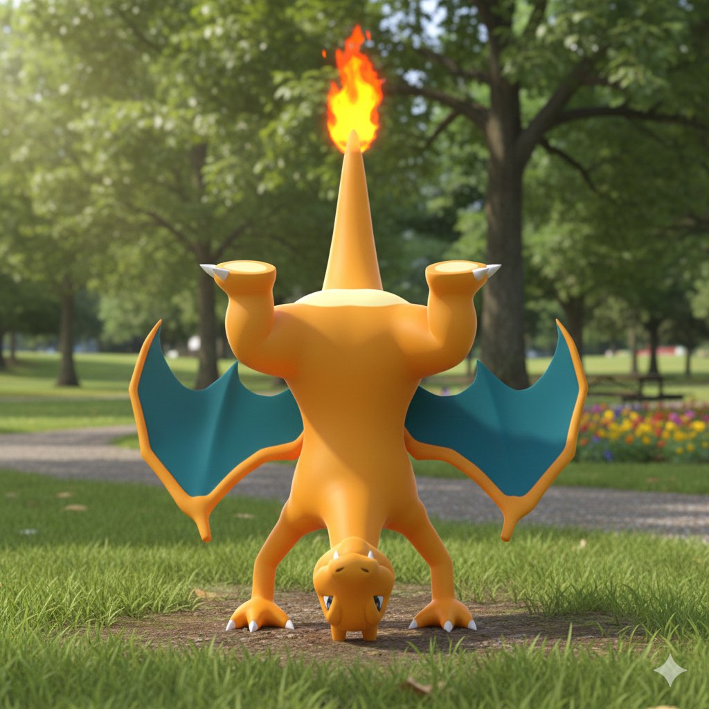 Charizard Scratch Charizard is doing a handstand by batman714 on DeviantArt