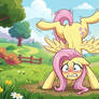 Fluttershy's hoofstand