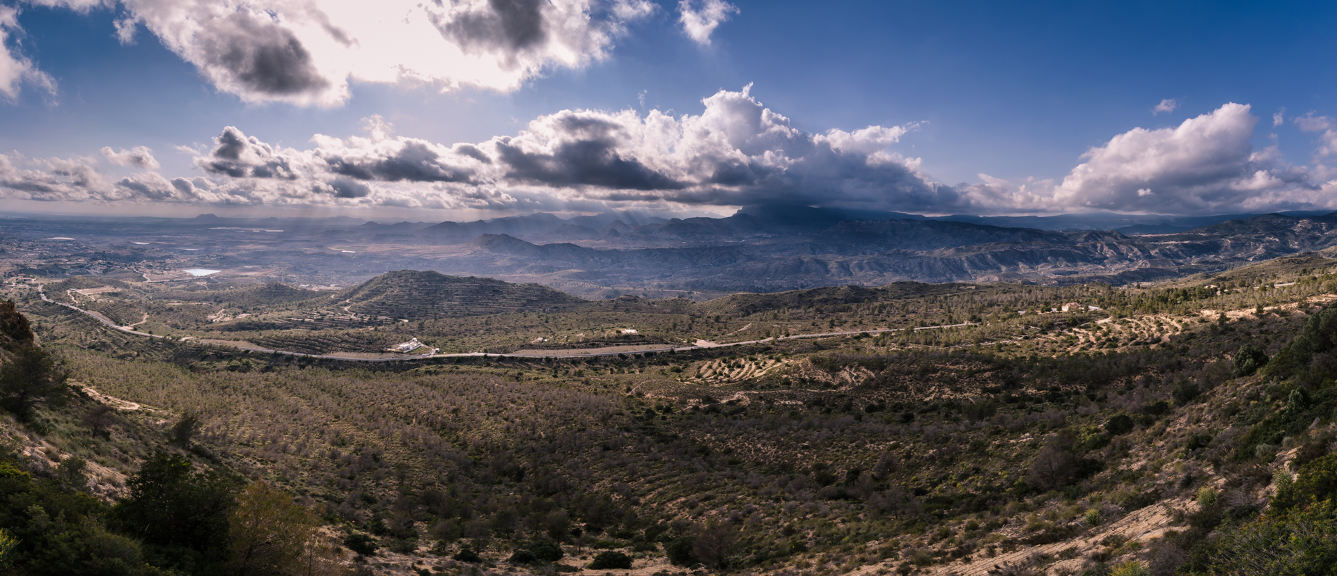 The view from Cuevas de Canelobre