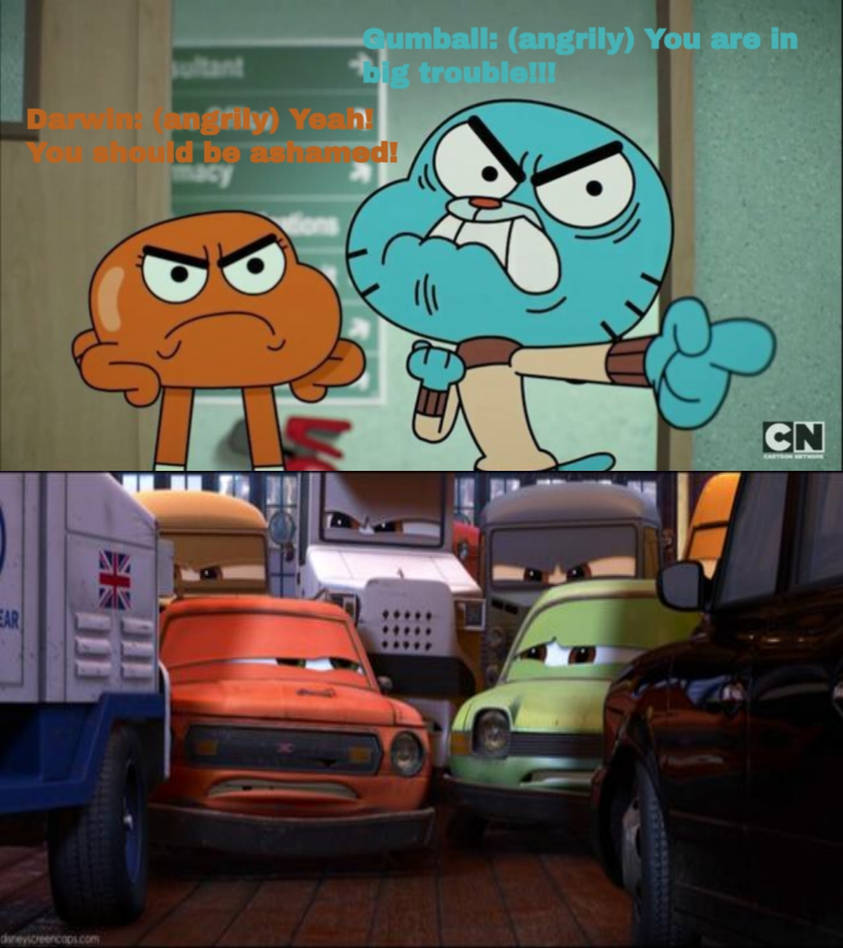Gumball and Darwin Gets Angry At Grem and Acer by GabrielMella on ...