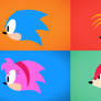 Sonic Mania Silhouette Wallpaper + Amy