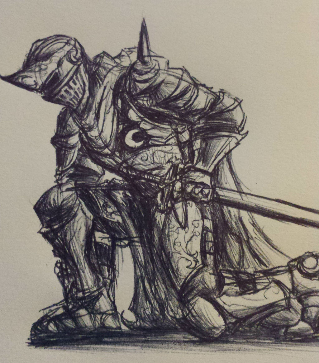Knight Crouching Knight kneeling by spectradude on DeviantArt