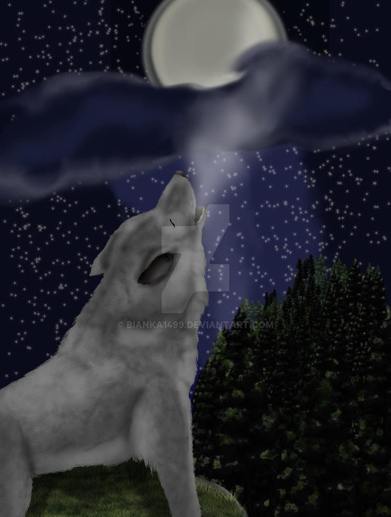 Howling Wolf by bianka1499 on DeviantArt