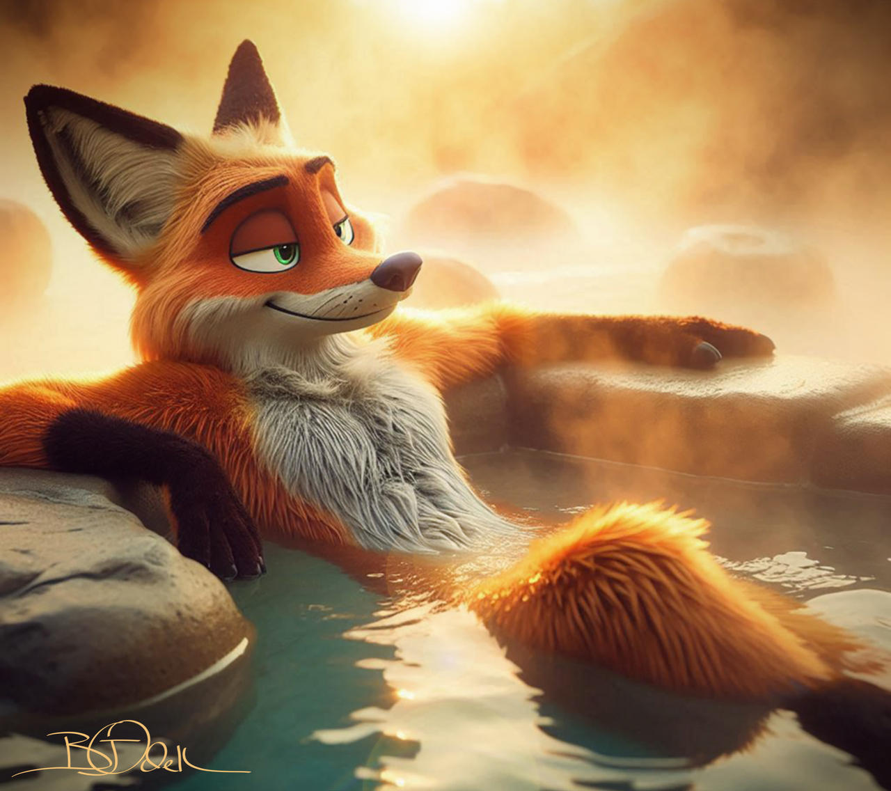 Fox Springs by TheSnoferretGallery on DeviantArt