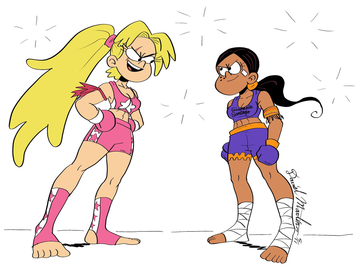 Kick Fan Deviantart Comm by Da4th- Ronnie's High Kick by Gadgetboy197 on DeviantArt