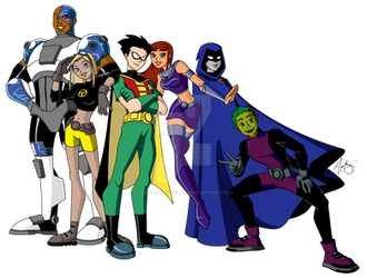 Teen Titans - MS Paint by samapitongzabala