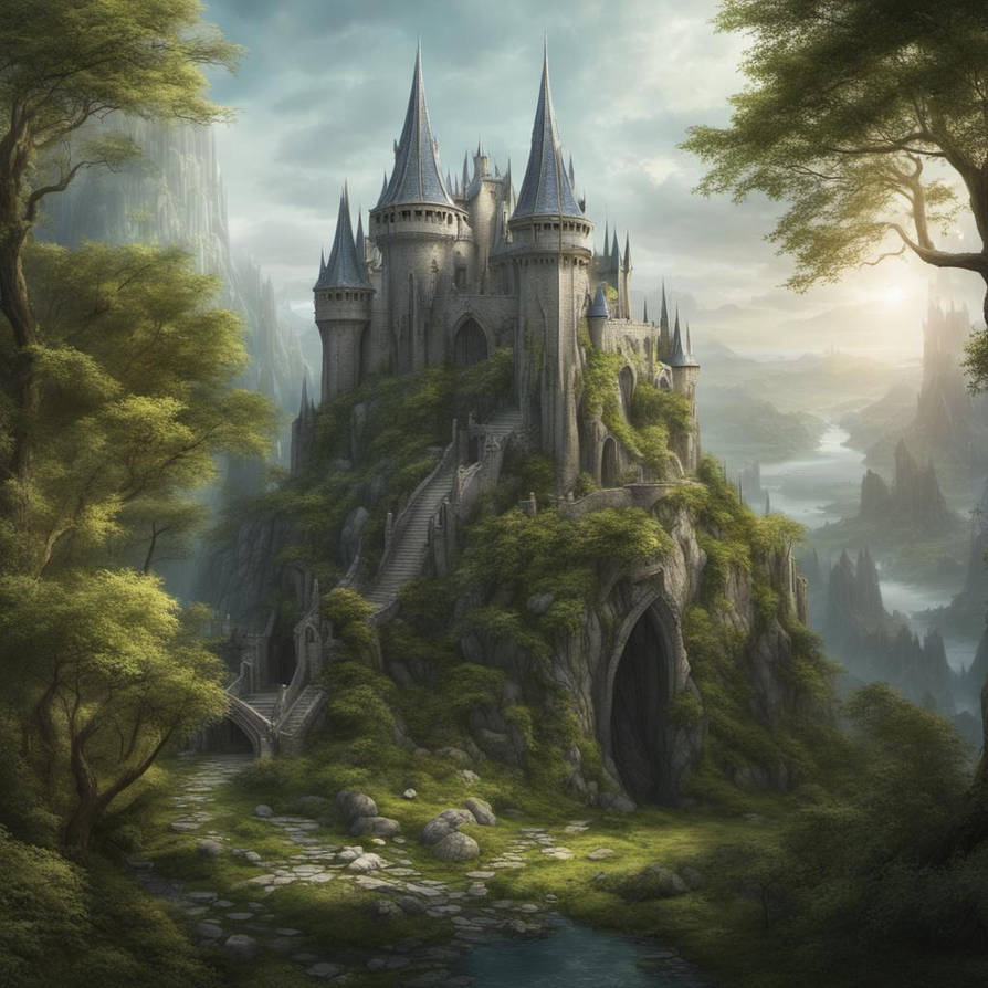 Elf Castle Elven Castle by Victorrock97 on DeviantArt