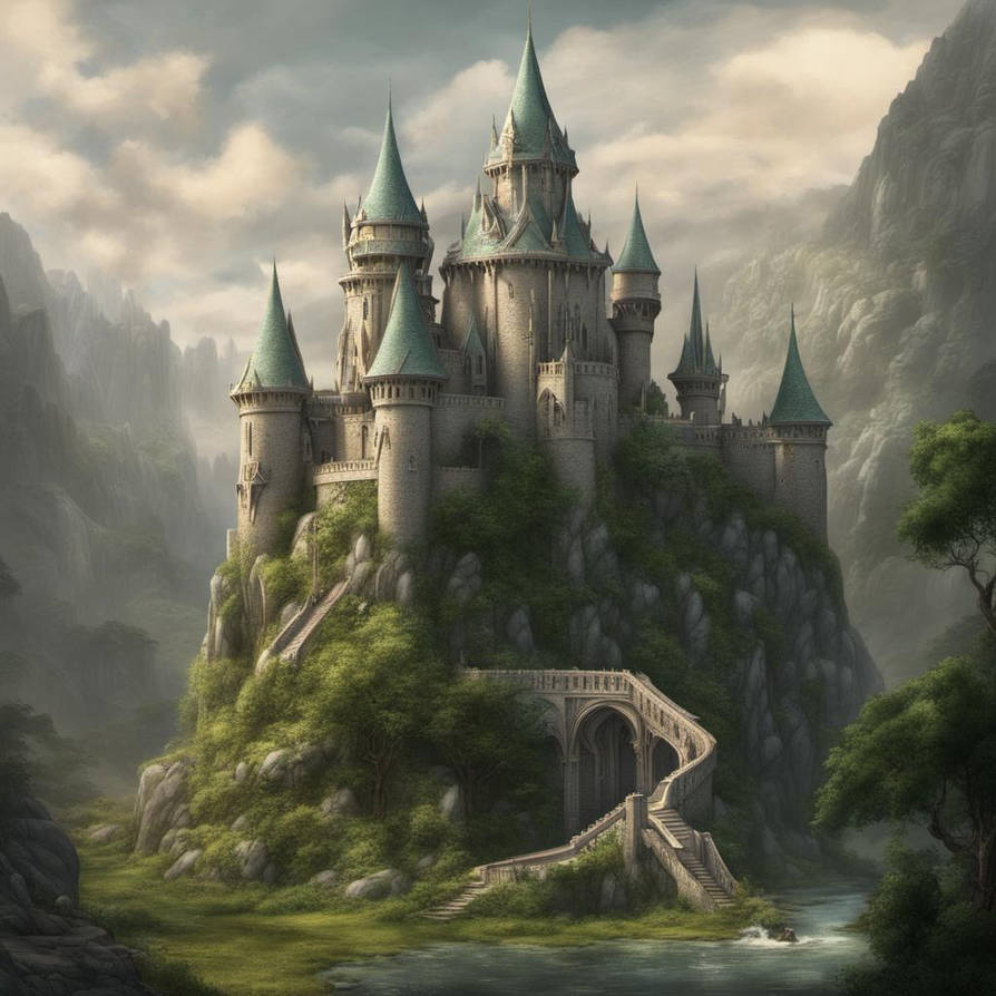 Elf Castle Elven Castle by Victorrock97 on DeviantArt