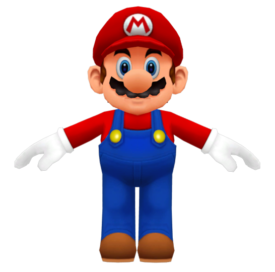 Mario Model Render (Blender 2.63) by C-E-Studio on DeviantArt
