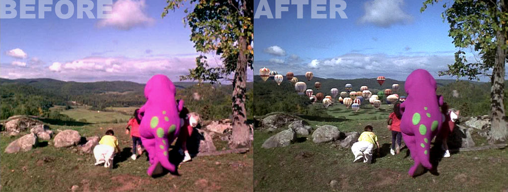 Before And After Barney S Great Adventure By C E Studio On Deviantart Before And After Barney S Great Adventure By C E Studio On Deviantart