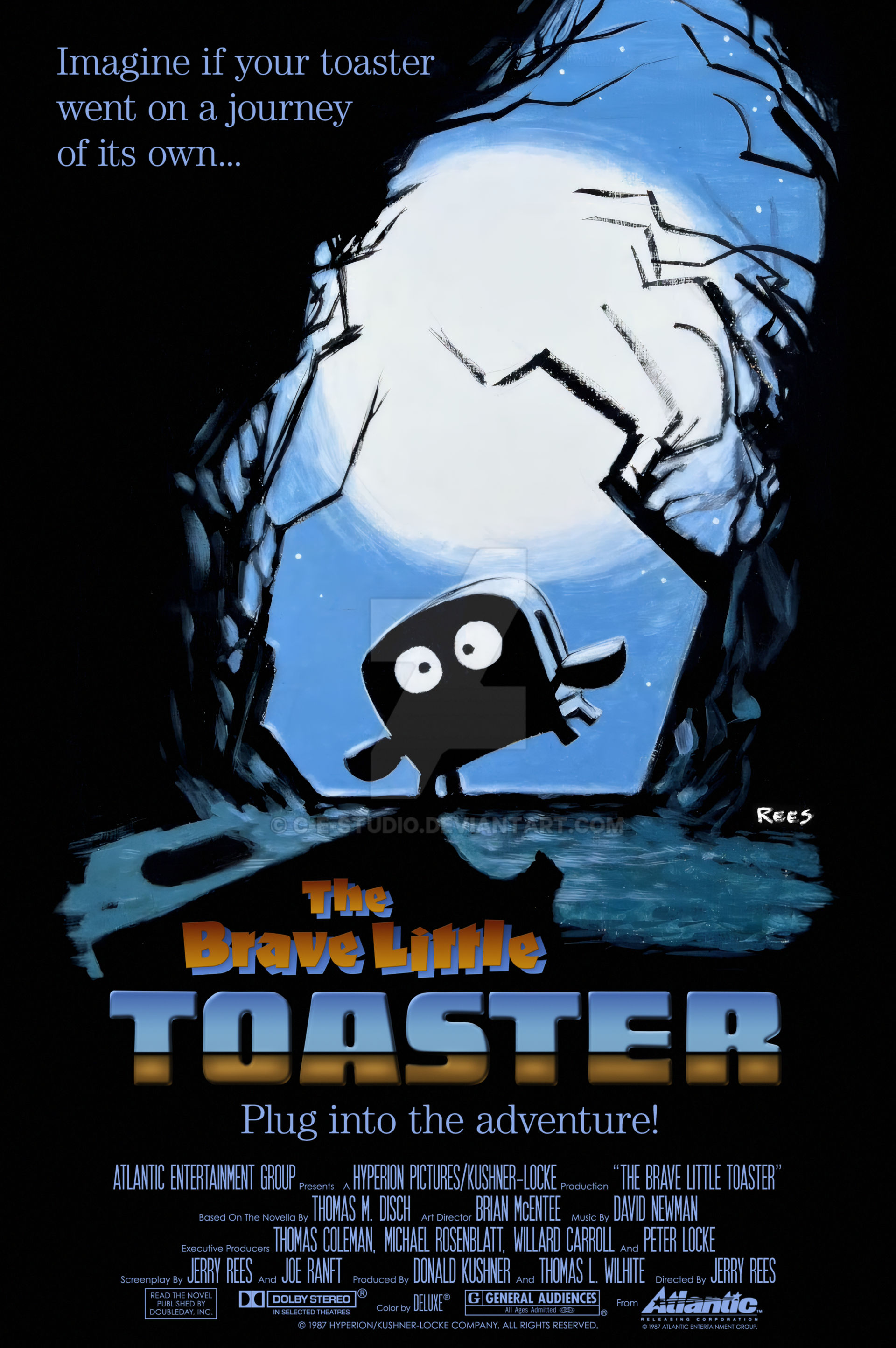 The Brave Little Toaster - US Poster (Fan-Made) by C-E-Studio on DeviantArt