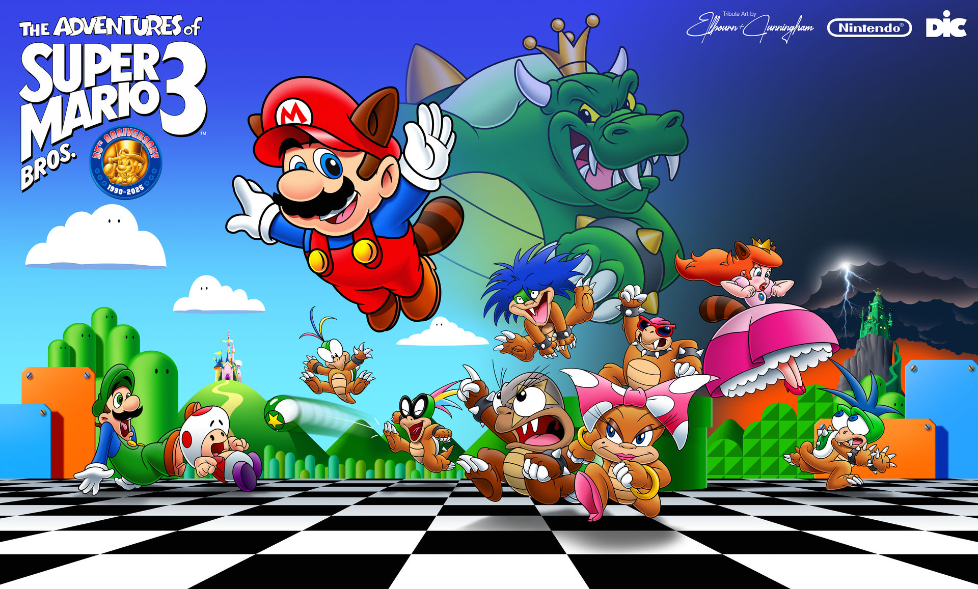 Smb3 Characters The Adventures of SMB3 - Wallpaper Tribute by C-E-Studio on DeviantArt