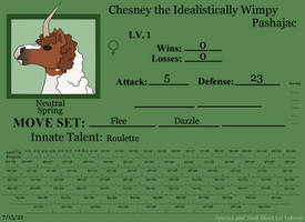 Chesney Troll Sheet