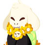 Undertale - Asriel and Flowey