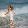 human: dancing in the water