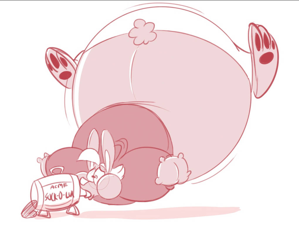 Rabbit Inflation Rabbit Kyle Suck-O-Lux Inflation by KyleStudios on DeviantArt