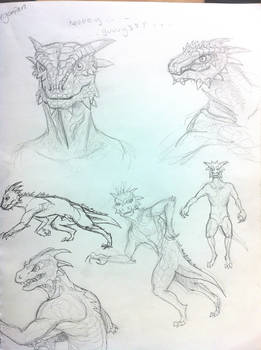 Sketchbook: Argonians