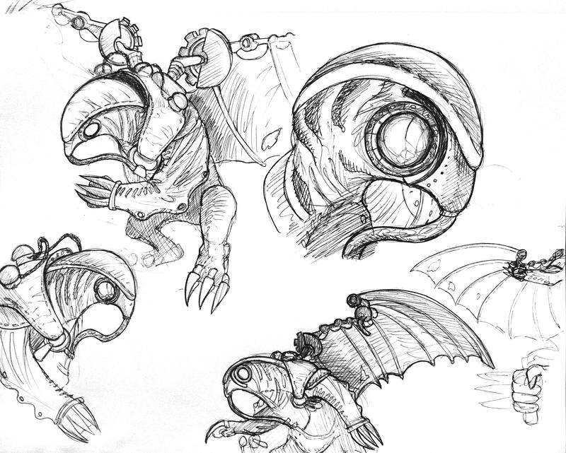 Bioshock Infinite Songbird Sketches By Umbr3 On Deviantart Bioshock Infinite Songbird Sketches By Umbr3 On Deviantart