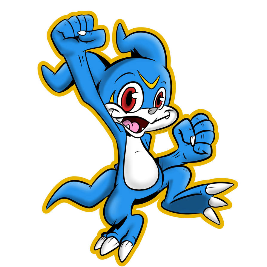 Veemon Sticker by Silveira-Studios on DeviantArt
