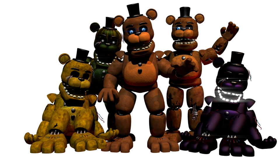 Withered Freddy Render png By Scott by kingofbut on DeviantArt