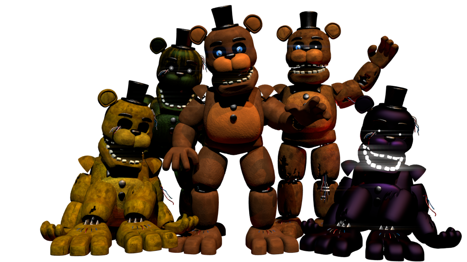 FNaF 2 Withered Freddy c4D Render by puchaolxd on DeviantArt