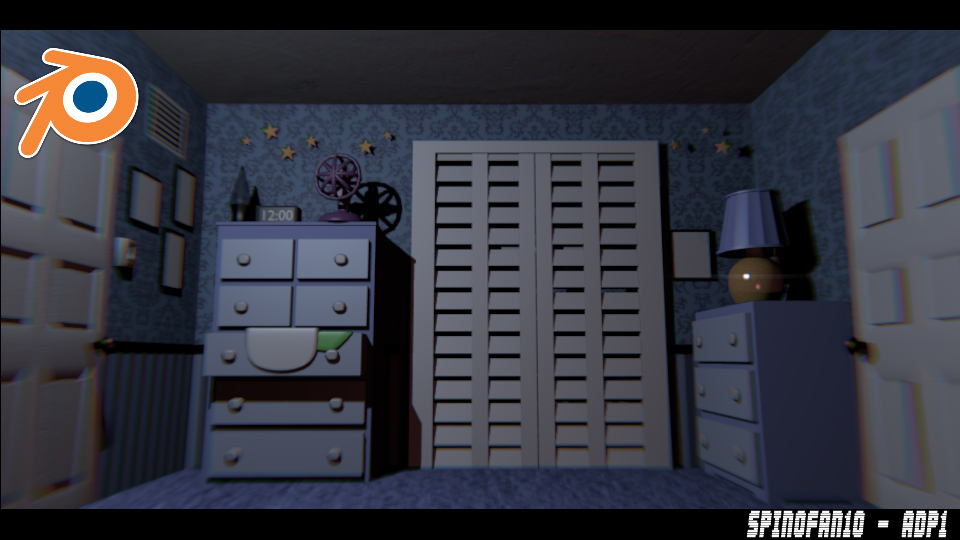 FNaF 1 Map V4 Blender Release by Spinofan on DeviantArt