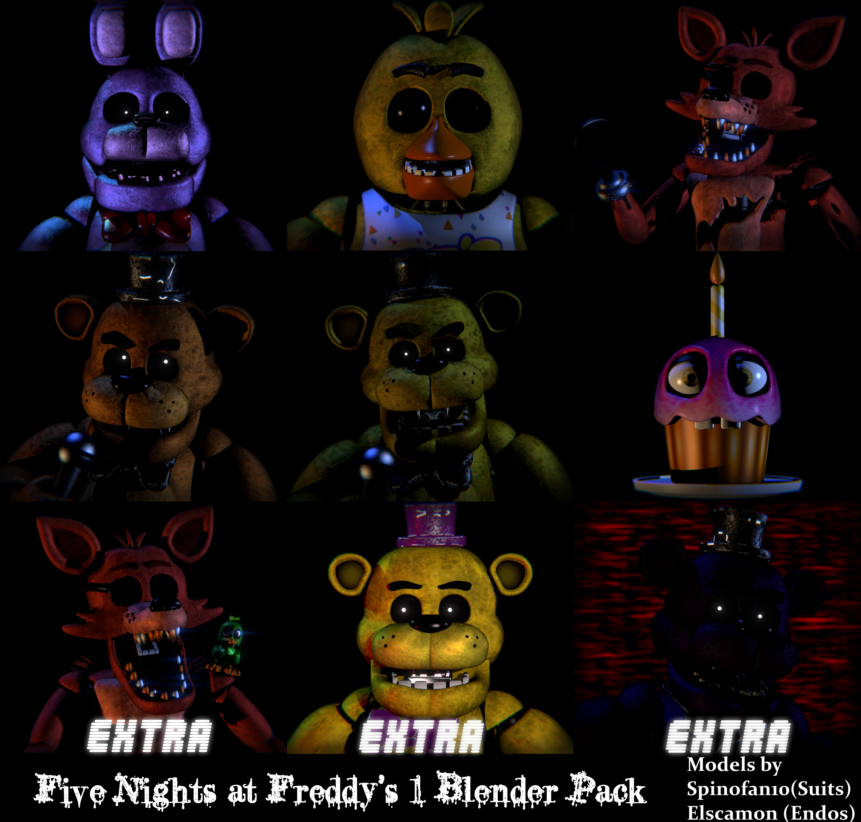 Fnaf 1 Map Release For Blender by Spinofan on DeviantArt