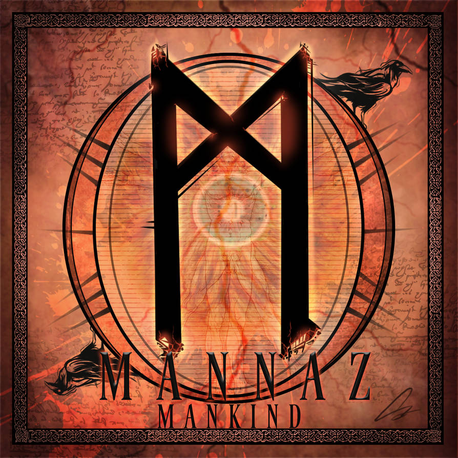 MANNAZ (Rune Series) by Derectum on DeviantArt