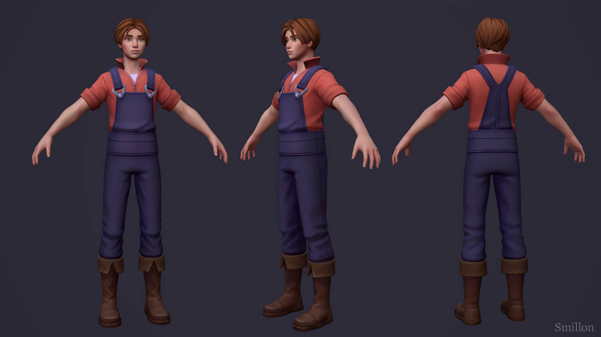 Ron T Riling Ron - T-Pose by Smillon on DeviantArt