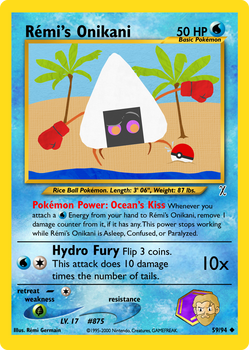 Remi's Onikani - Pokemon Fun Card