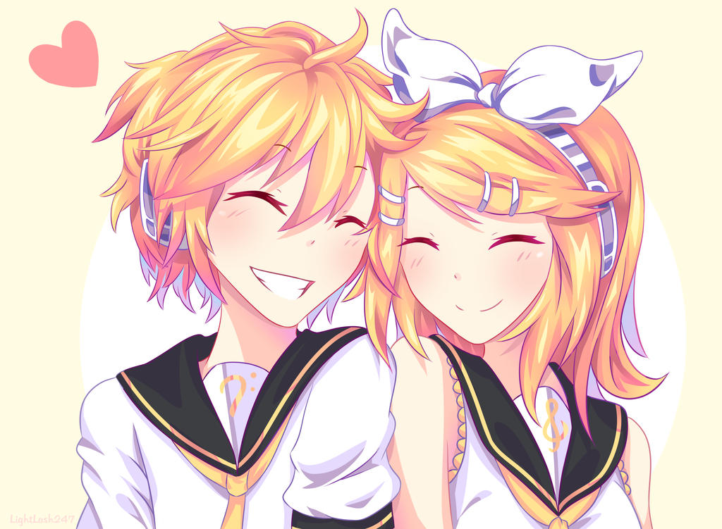 Len And Ryn Rin and Len by yuelightt on DeviantArt