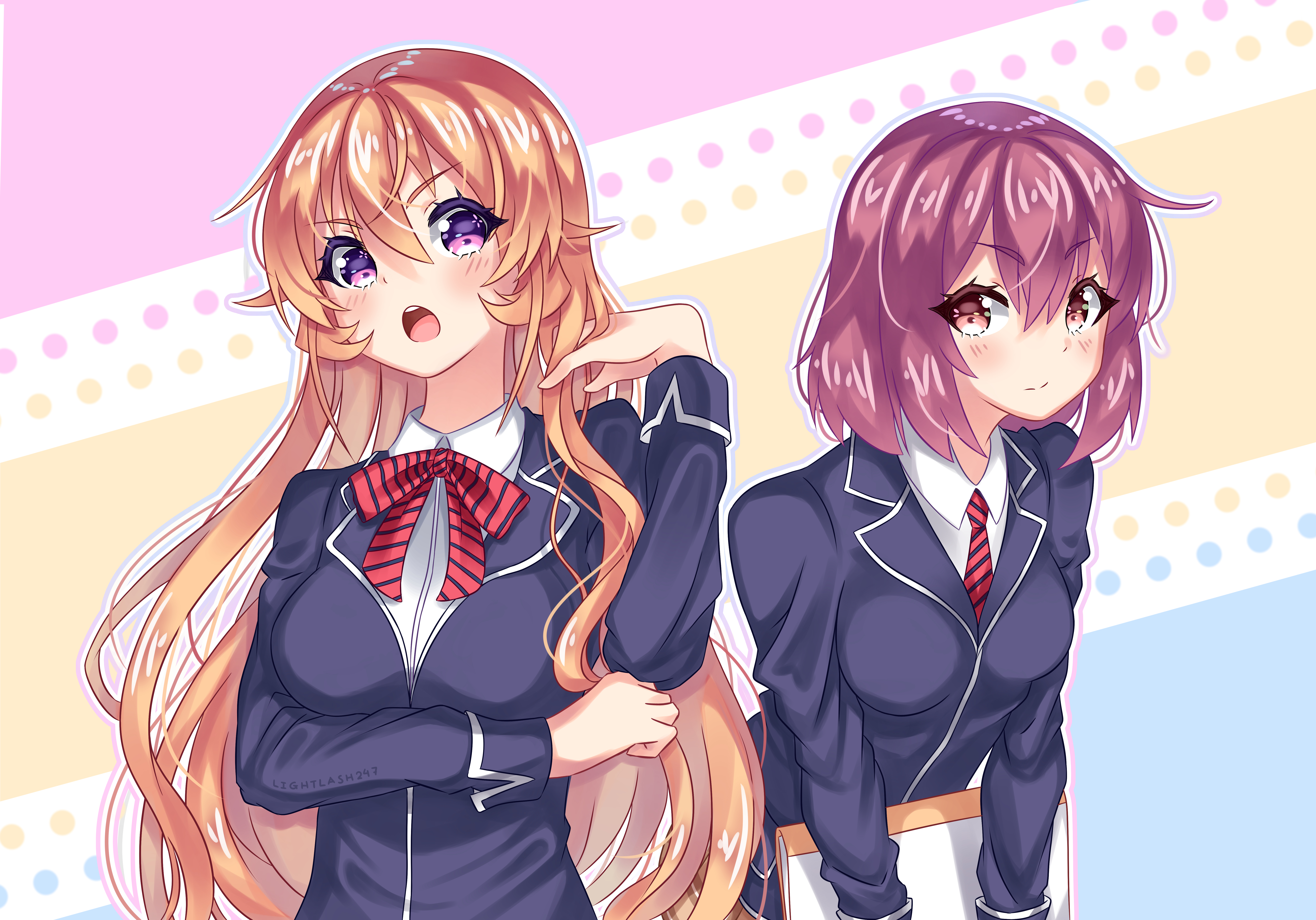 Erina Nakiri and Soma Yukihira by yumehime04 on DeviantArt