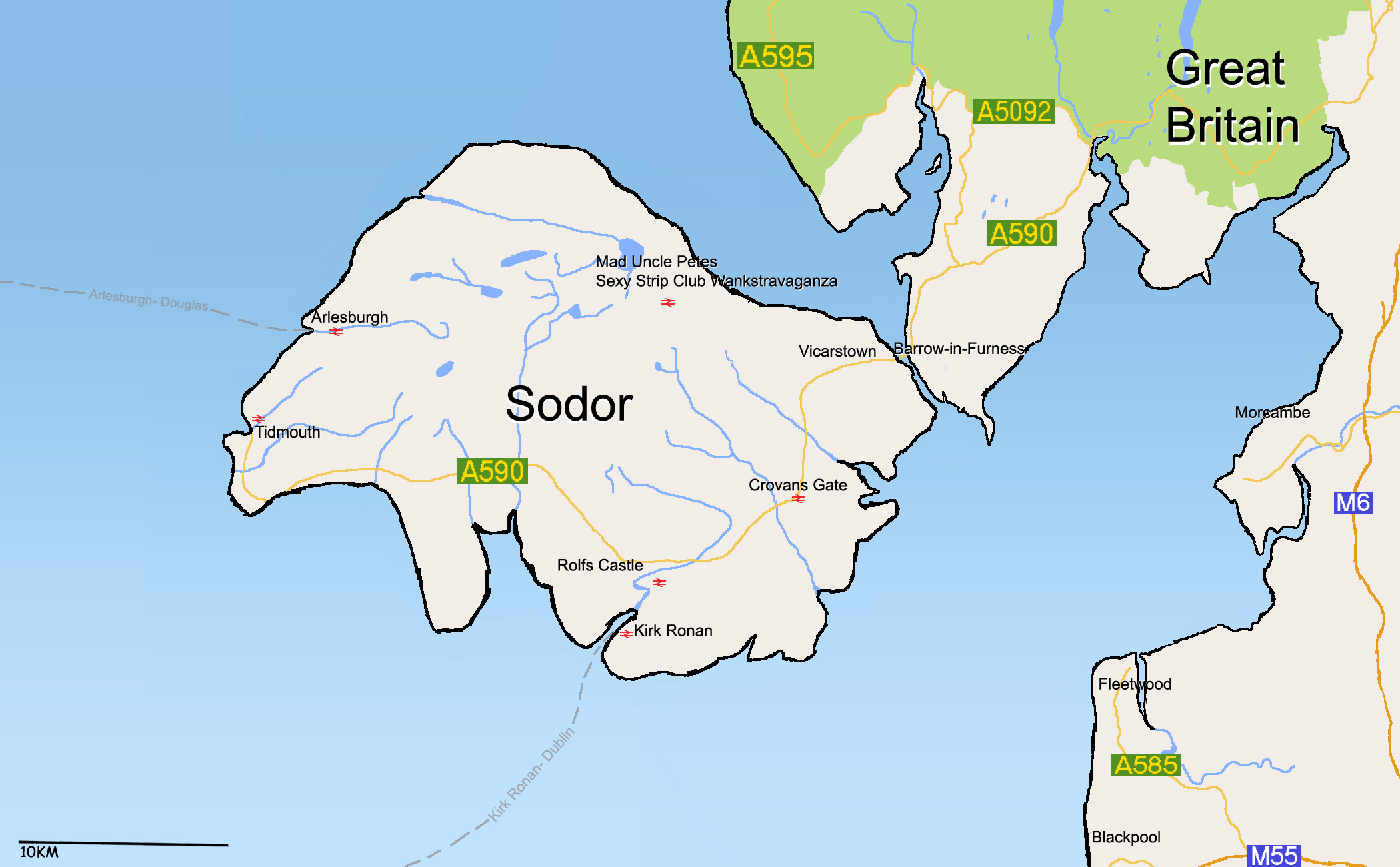 Sodor map by Andywilson92 on DeviantArt
