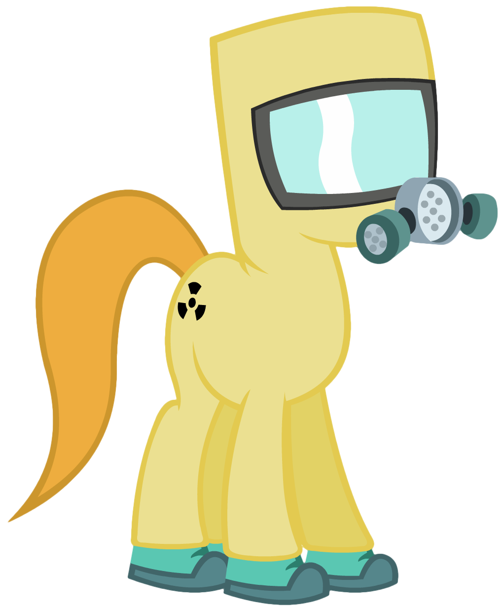 Hazmat Pony vector