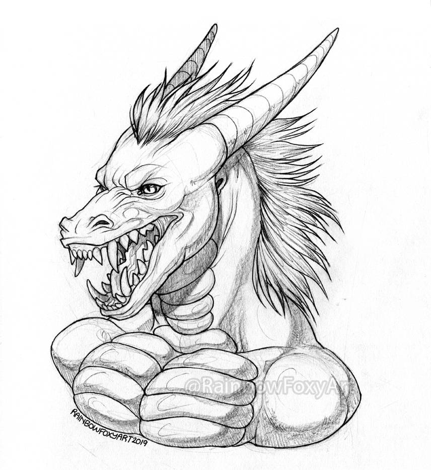 WEB Flinthorse Bust Sketch Comm by Rainbow-Foxy WEB Flinthorse Bust Sketch Comm by Rainbow-Foxy