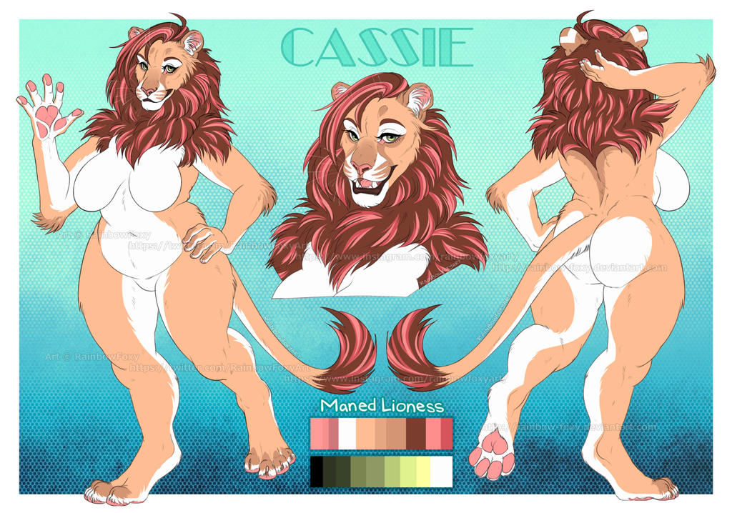 [CM] Cassie Reference Sheet by Rainbow-Foxy