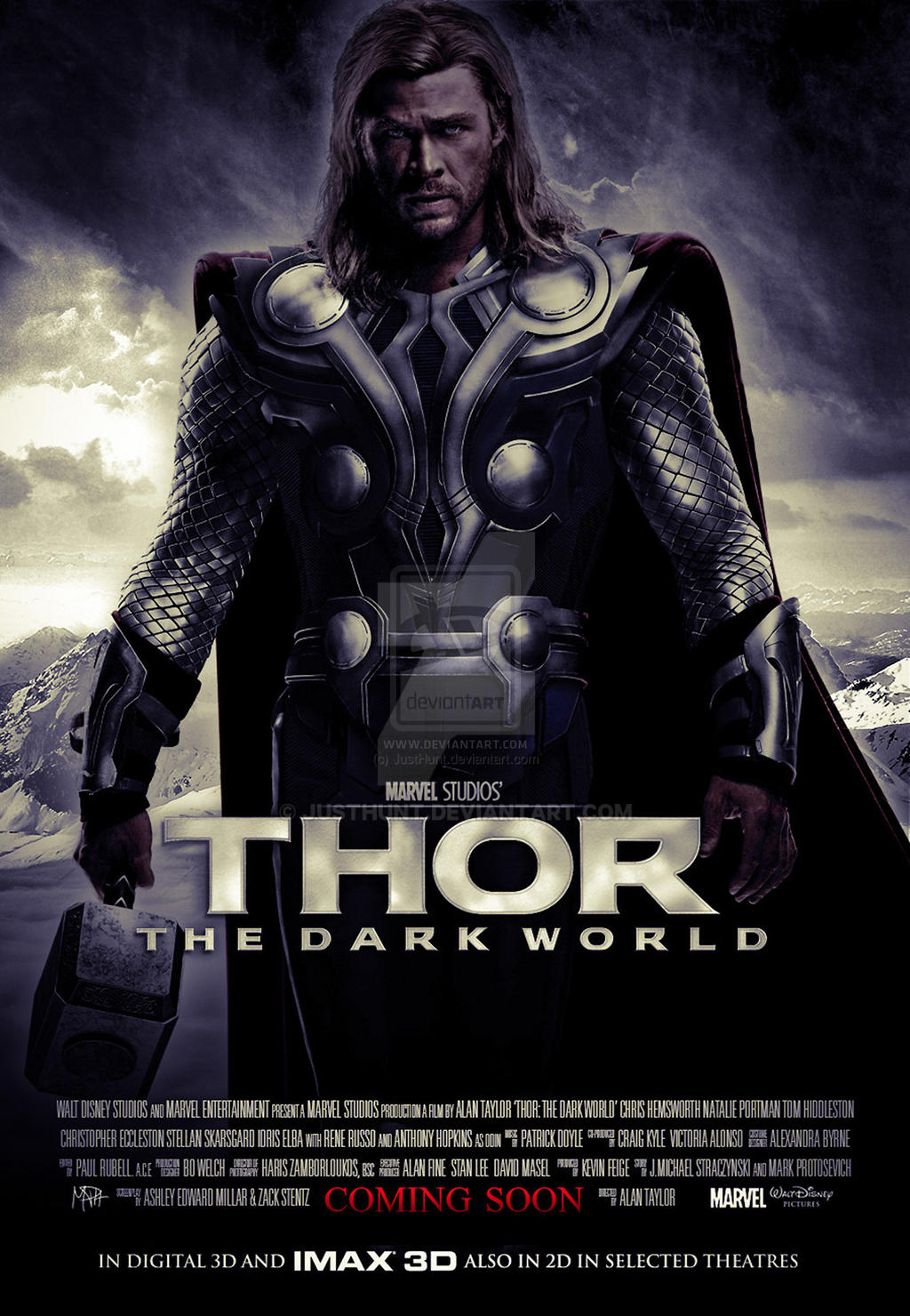 THOR The Dark World Movie Poster By JustHunt On DeviantArt thor-the-dark-world-movie-poster-by-justhunt-on-deviantart