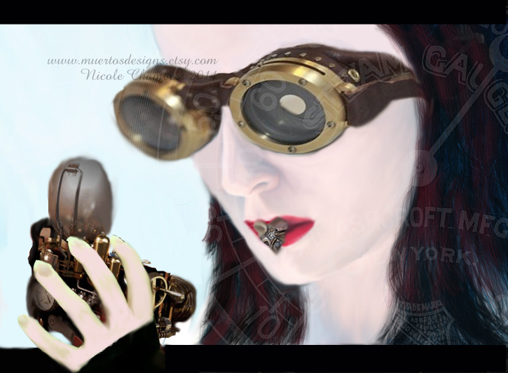 steampunk with goggles
