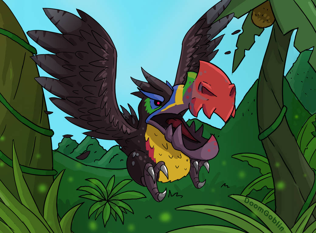 Axbeak Creatures Zuzu the Axebeak Illustration by RuzakDrawing on DeviantArt