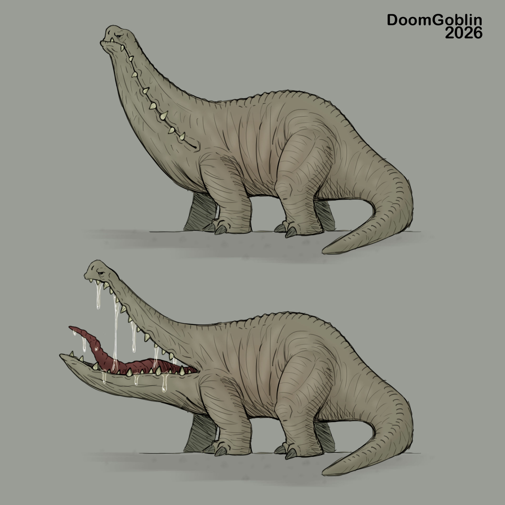 Terrifying Deviantart Scary Dinosaur by RuzakDrawing on DeviantArt
