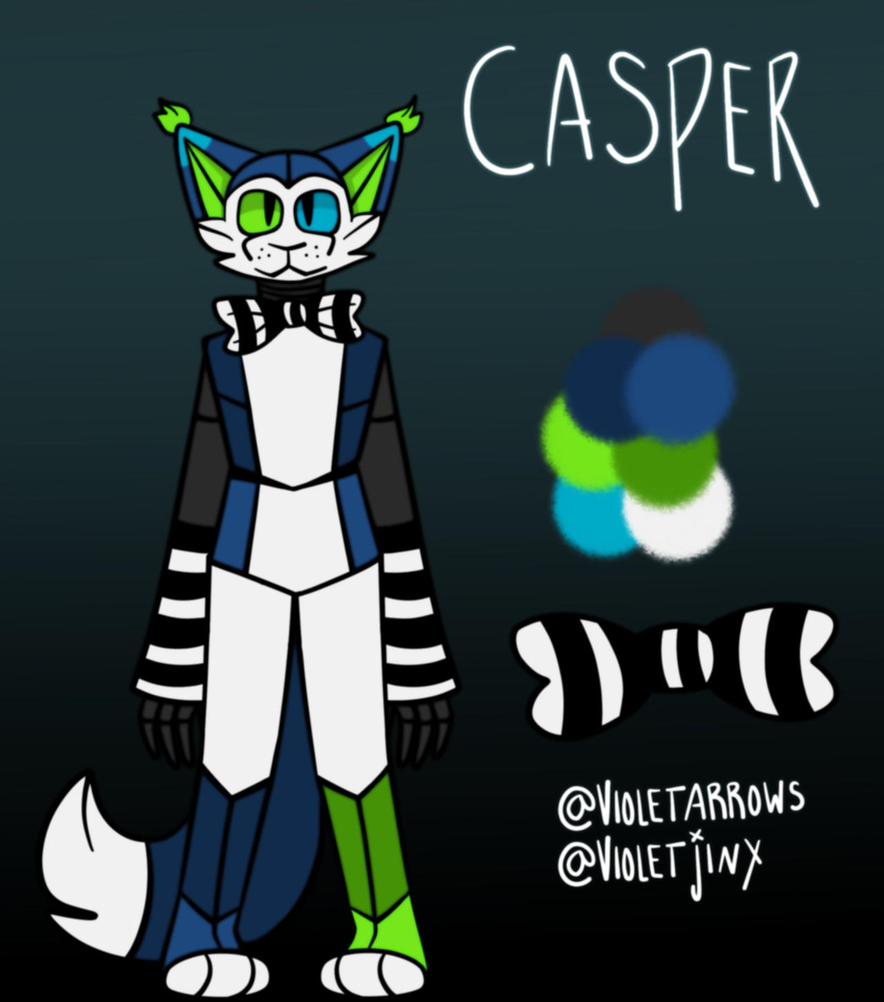 Casper's Reference Sheet by VioletJinxed on DeviantArt