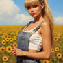Oil on Sunflowers