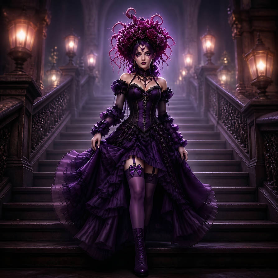 Her Grace in Violet
