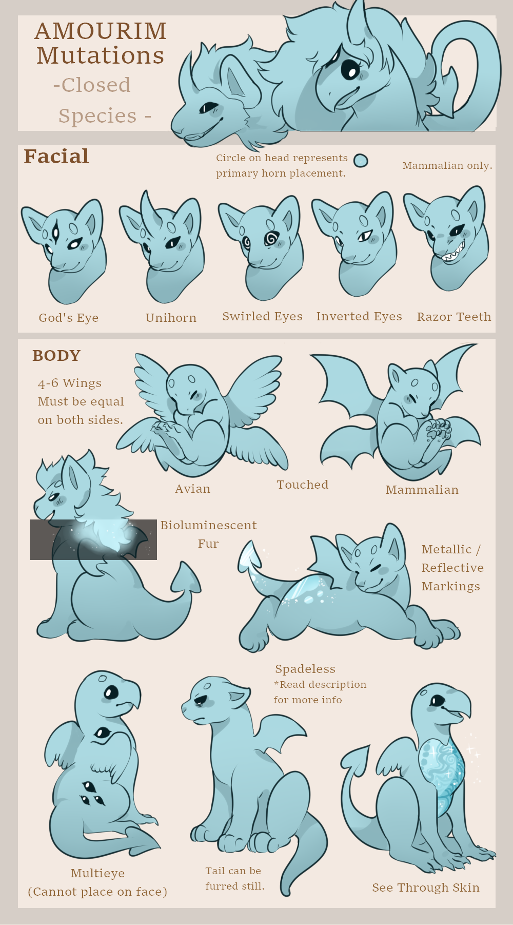 Mutation & Seasonal Traits - KAMISHIBA CLOSED SPECIES