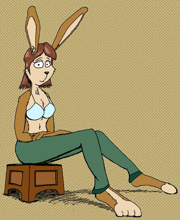 Seated Bunny Girl