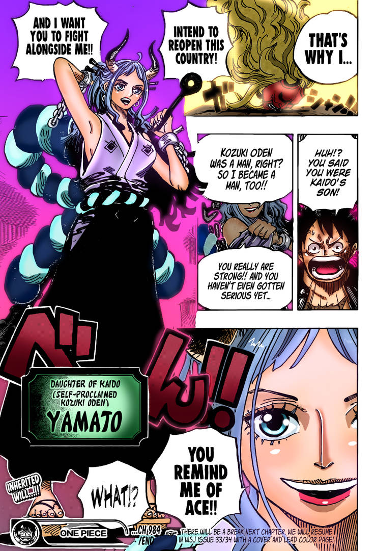 Yamato, Kaido's daughter by shawnfrostmax on DeviantArt